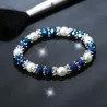 Stilfuldt armbånd - med farverige rhinsten/perler