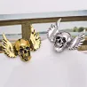 Punk stil broche - kranium / vinger