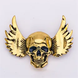 Punk stil broche - kranium / vinger