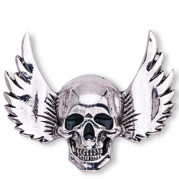 Punk stil broche - kranium / vinger