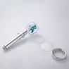 Moderner Duschkopf - wassersparend - 360 drehbar - mit kleinem Ventilator - Filter