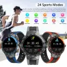 Luksuriøs Smart Watch - full touch - sport / fitness tracker - puls - vanntett - IOS - Android