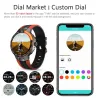 Luksuriøs Smart Watch - full touch - sport / fitness tracker - puls - vanntett - IOS - Android