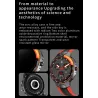 Luksuriøs Smart Watch - full touch - sport / fitness tracker - puls - vanntett - IOS - Android