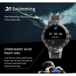 Luksuriøs Smart Watch - full touch - sport / fitness tracker - puls - vanntett - IOS - Android