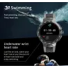 Luksusowy Smart Watch - pełny dotyk - sport / fitness tracker - tętno - wodoodporny - IOS - AndroidInteligentne zużycie