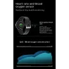 Luksuriøs Smart Watch - full touch - sport / fitness tracker - puls - vanntett - IOS - Android