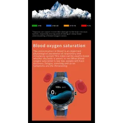 Luksuriøs Smart Watch - full touch - sport / fitness tracker - puls - vanntett - IOS - Android
