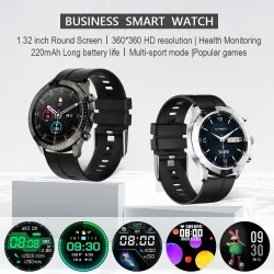 MELANDA - inteligentny zegarek sportowy - Bluetooth - pełny ekran dotykowy - monitor aktywności - pulsometr - wodoodporny - A...