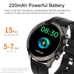 MELANDA - Smart Watch sportivo - Bluetooth - full touch screen - fitness tracker - cardiofrequenzimetro - impermeabile - Android
