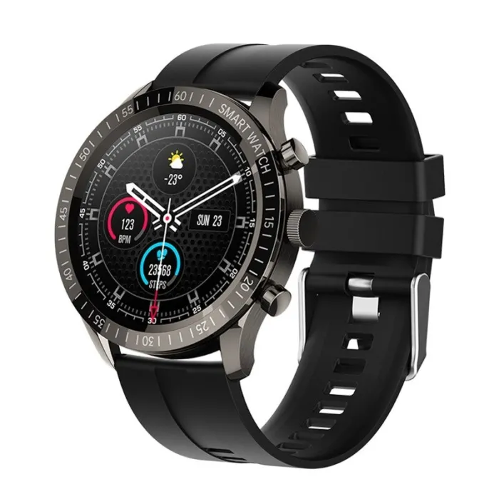 MELANDA - montre intelligente de sport - Bluetooth - écran tactile complet - tracker de fitness - moniteur cardiaque - étanche -