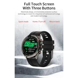 MELANDA - Smart Watch sportivo - Bluetooth - full touch screen - fitness tracker - cardiofrequenzimetro - impermeabile - Android