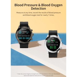 MELANDA - Smart Watch sportivo - Bluetooth - full touch screen - fitness tracker - cardiofrequenzimetro - impermeabile - Android
