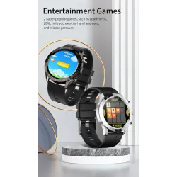 MELANDA - inteligentny zegarek sportowy - Bluetooth - pełny ekran dotykowy - monitor aktywności - pulsometr - wodoodporny - A...