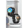 MELANDA - inteligentny zegarek sportowy - Bluetooth - pełny ekran dotykowy - monitor aktywności - pulsometr - wodoodporny - A...