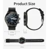 Ropa inteligenteMELANDA - Smart Watch deportivo - Bluetooth - pantalla táctil completa - rastreador de actividad física - mon...