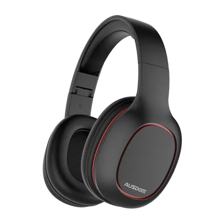 Ausdom M09 - casque sans fil - casque avec microphone - pliable - Bluetooth - support carte TF