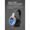 Ausdom M09 - trådlösa hörlurar - headset med mikrofon - hopfällbar - Bluetooth - stöder TF-kort