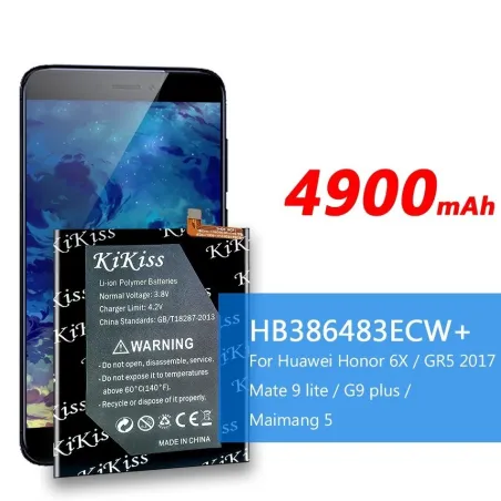 4900mAh HB386483ECW+ - bateria para Huawei Honor 6X