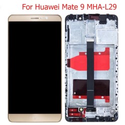Alkuperäinen - LCD-kosketusnäyttö - näyttö kehyksellä - 5,9" - Huawei Mate 9 MHA-L09 MHA-L29