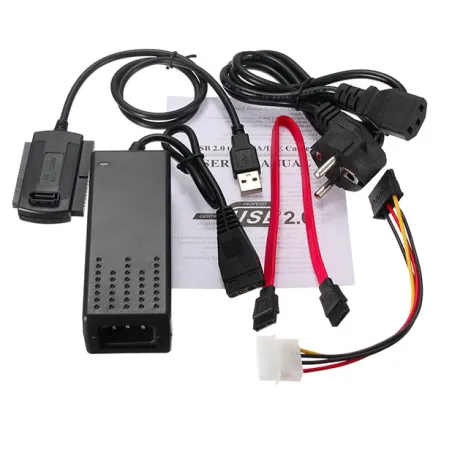 USB 2.0 til SATA IDE 2.5 / 3.5 - harddiskkabel - omformer