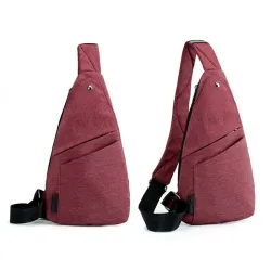 Sac poitrine / bandoulière à la mode - petit sac à dos - antivol - unisexe