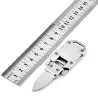Coltellino tascabile - staccabile - pieghevole - in acciaio inox - con cordino