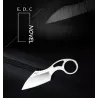 Tactical small knife - with ring - leather case - D2 steelKnives & Multitools