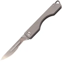 Coltello mini multifunzione - pieghevole - lama staccabile - lega di titanio