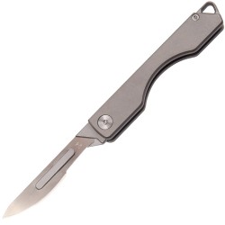 Mini nóż wielofunkcyjny - składany - odłączane ostrze - stop tytanuNoże & Narzędzia Wielofunkcyjne