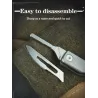 Mini multifunction knife - foldable - detachable blade - titanium alloyKnives & Multitools