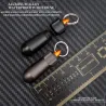 Pills storage box - waterproof container - with key ring - aluminum alloyKeyrings