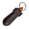 Pillen opbergdoos - waterdichte container - met sleutelring - aluminiumlegeringSleutelhangers