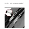 Luksuriøs bryst-/skulderveske - ryggsekk - USB-ladeport - vanntett - unisex