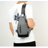 Luxurious chest / shoulder bag - backpack - USB charging port - waterproof - unisexBackpacks