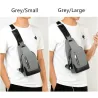 Luxurious chest / shoulder bag - backpack - USB charging port - waterproof - unisexBackpacks