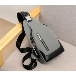 Luxurious chest / shoulder bag - backpack - USB charging port - waterproof - unisexBackpacks