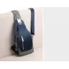 Luksuriøs bryst-/skulderveske - ryggsekk - USB-ladeport - vanntett - unisex
