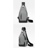 Luxurious chest / shoulder bag - backpack - USB charging port - waterproof - unisexBackpacks