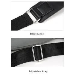 Luksuriøs bryst-/skulderveske - ryggsekk - USB-ladeport - vanntett - unisex
