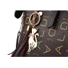 Luxurious handbag - with shoulder strap - leatherHandbags