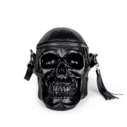Fashionable shoulder bag - skeleton head shapedBags