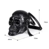Fasjonabel skulderveske - skjeletthodeformet