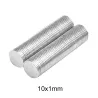 N35 - neodymmagnet - rund skive - 10mm * 1mm - 50 - 1000 stk.