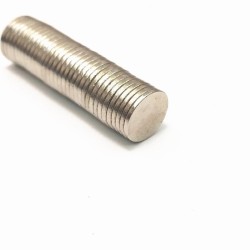N42 - Neodym-Magnet - starke runde Scheibe - 10 mm x 1 mm - 10 - 500 Stück