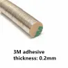 N42 - neodymmagnet - sterk rund skive - med 3M lim - 10mm x 1mm - 10 - 100 stykker