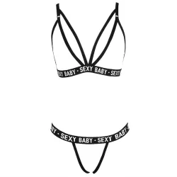 BH / g-strenger - sexy undertøyssett - SEXY BABY bokstaver