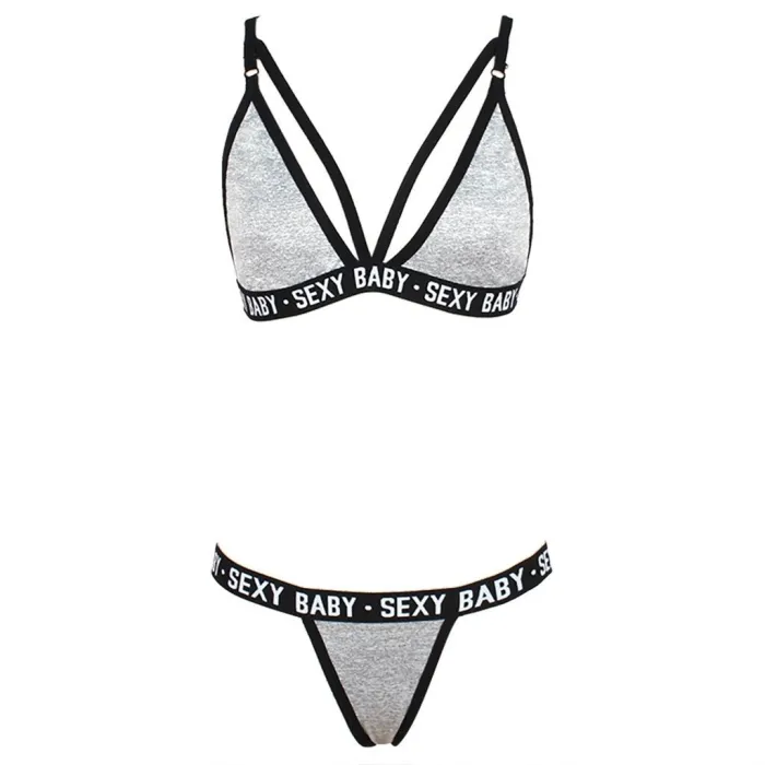 BH / g-strenger - sexy undertøyssett - SEXY BABY bokstaver