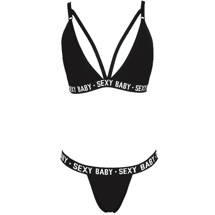 BH / g-strenger - sexy undertøyssett - SEXY BABY bokstaver