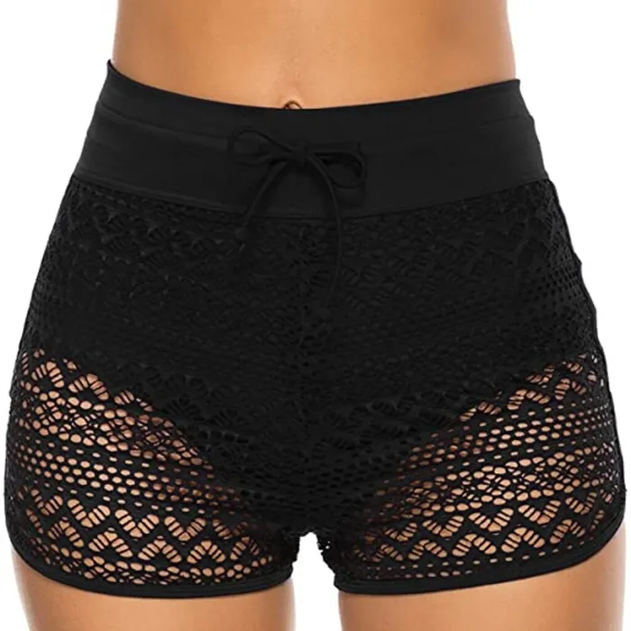 Sexy Bikinihose - kurze Spitzenshorts